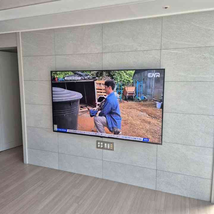 벽면 상태 벽걸이TV 설치