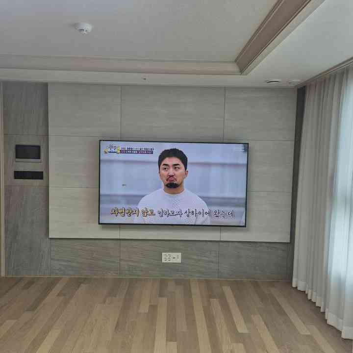 가벽·석고벽 무타공 벽걸이TV