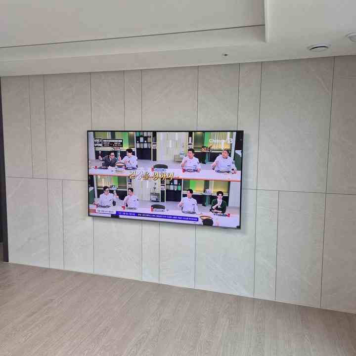 벽면 상태 무타공 벽걸이TV