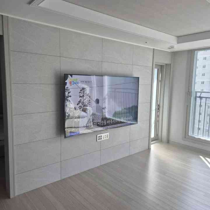 가벽·석고벽 무타공 벽걸이TV