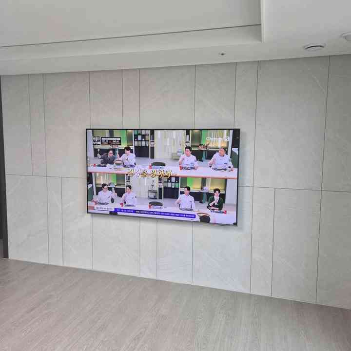 벽면 상태 무타공 벽걸이TV