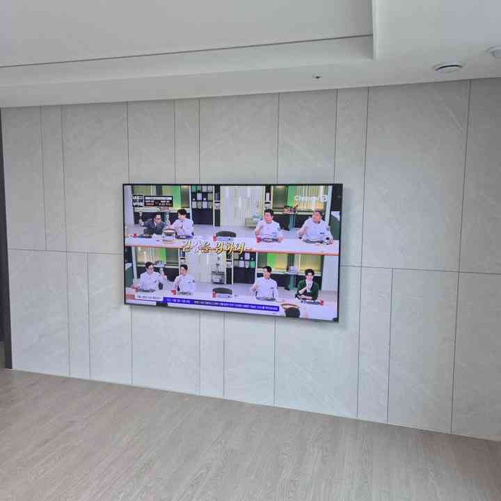 벽면 상태 벽걸이TV 설치