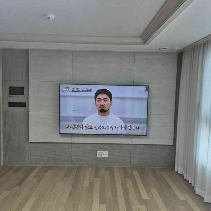벽면 상태 벽걸이TV 설치