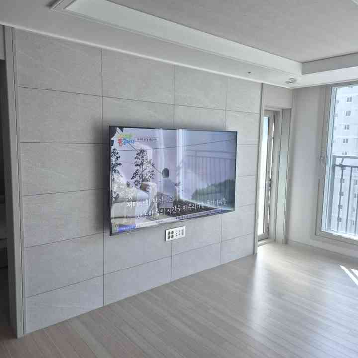 벽면 상태 무타공 벽걸이TV