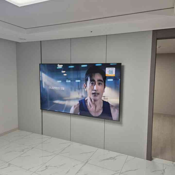 가벽·석고벽 무타공 벽걸이TV