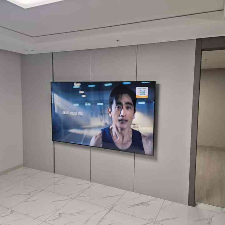 아트월 벽걸이TV 설치