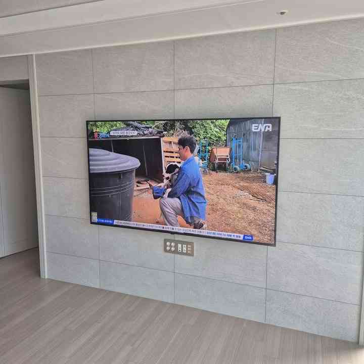 벽면 상태 벽걸이TV 설치