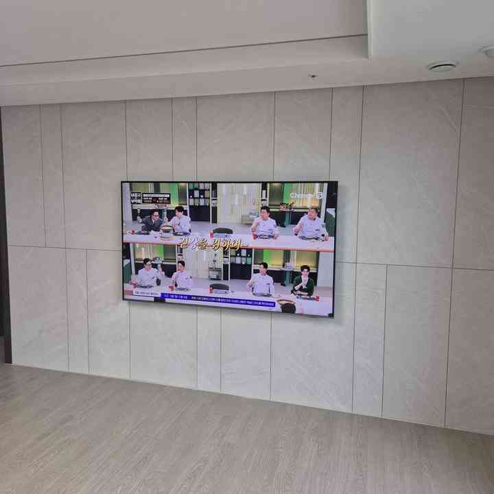 벽면 상태 무타공 벽걸이TV