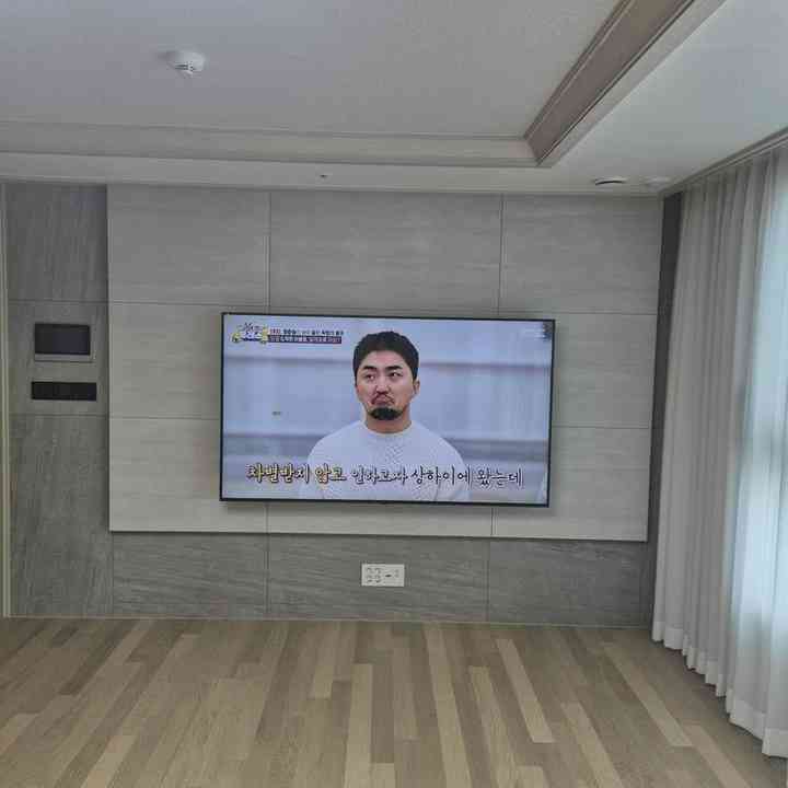 가벽·석고벽 무타공 벽걸이TV