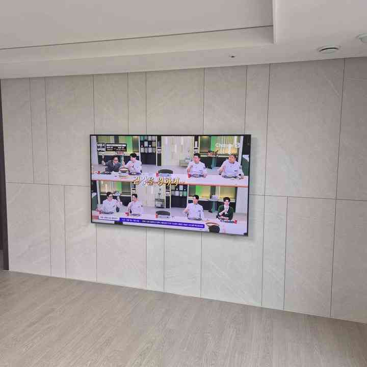 벽면 상태 무타공 벽걸이TV