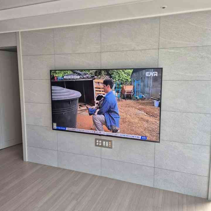 벽면 상태 벽걸이TV 설치