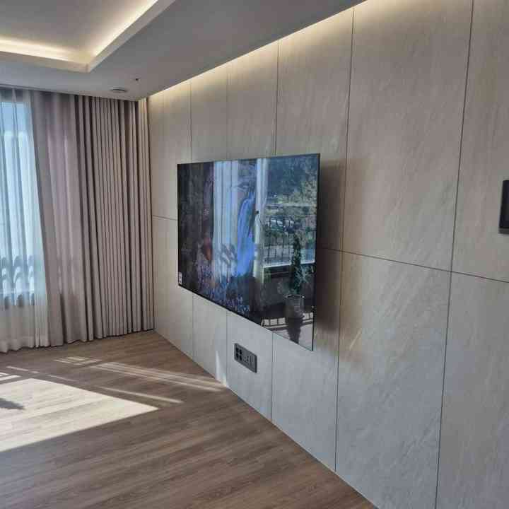 벽면 상태 벽걸이TV 설치